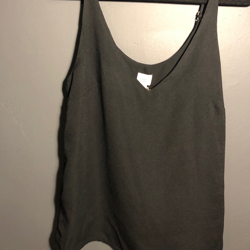 Black tank top